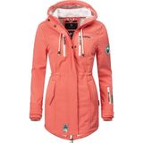 Marikoo Funktionsmantel Zimtzicke Wasserdichter Softshell Parka mit Kapuze