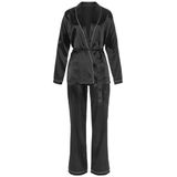 Bruno Banani Pyjama (2 tlg., 1 Stück) mit Kontrastpaspel-Details
