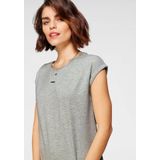 Tamaris T-Shirt Kurzarm, Regular Fit, unifarben, mit Rundhalsausschnitt