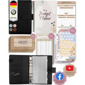 BeginnerBudget Ringbuchkalender Budget Planner & Haushaltsbuch Starter-Set: Sparbuch & Spar-Challenges, In Deutschland produziert und zusammengetragen