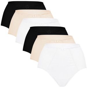 celodoro Taillenslip Damen Taillenslip (6er Pack) Baumwoll-Slips Maxi Slips