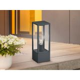 TRIO Leuchten LED Sockelleuchte, LED wechselbar, warmweiß, Wegbeleuchtung Garten-laterne aus Aluminium in Anthrazit, Höhe 40cm
