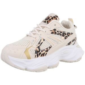 Ital-Design Damen Low-Top Freizeit Sneaker (88828239) Keilabsatz/Wedge Sneakers Low in Beige