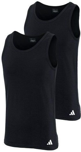 adidas Sportswear Achselhemd "Active Flex Cotton" (2er Pack) mit Heißsiegel-Logo