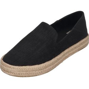 TOMS CAROLINA Espadrille Black Heavy Twill