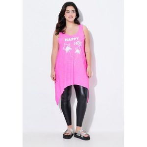 Angel of Style Longtop Top A-Linie Schriftzug Glitzer-Sternchen