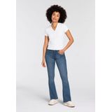 KangaROOS 5-Pocket-Jeans ausgestellte Beinform, Used-Waschung, normale Leibhöhe