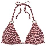 LASCANA Triangel-Bikini-Top Holly, mit goldfarbenen Zierringen