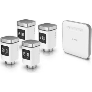 BOSCH Smart Home Starter Set mit Controller II und 4 Thermostaten Smart-Home-Station