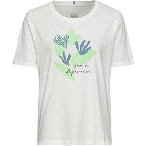 camel active T-Shirt Kurzarm T-Shirt aus zertifiziertem Organic Cotton