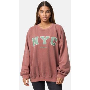 Worldclassca Longsweatshirt Worldclassca Oversized Sweatshirt NYC Sport Langarmshirt Pullover