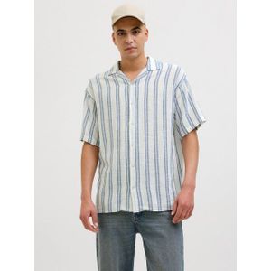 Jack & Jones Kurzarmhemd JJEENZO STRIPE RESORT SHIRT SS SN mit Streifen Muster