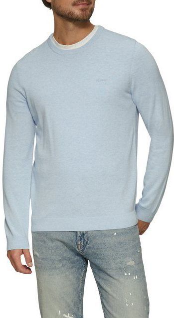 s.Oliver Strickpullover mit Logostickerei