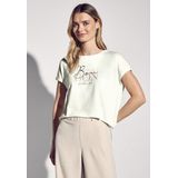 STREET ONE T-Shirt aus softem Materialmix
