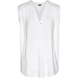 LASCANA Tanktop mit silberfarbenen Nietendetails, lockeres Blusentop