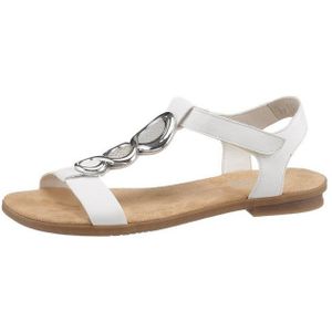 Rieker Riemchensandale, Sommerschuh, Sandalette, Blockabsatz, mit Schmuckapplikation