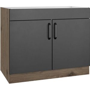 wiho Küchen Spülenschrank Elba Breite 100 cm