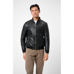 RICANO Lederjacke Marlon Lederjacke im klassischen Stil aus Büffel-Nappa Leder