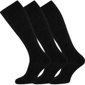 OCERA Kniestrümpfe OCERA 3x Kniestrumpf Unisex für Diabetiker geeignet Schwarz Gr. 35-38