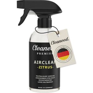 Cleaneed Premium Airclean Zitrus Cockpit-Reiniger (Made in Germany – Rauchgeruch Entferner, Neuwagenduft)