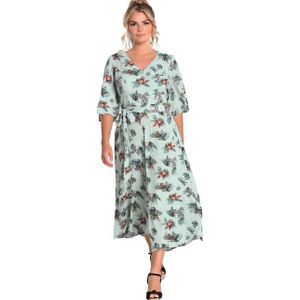 Hell Bunny Jumpsuit Sofia Tropical Blumen Print Vintage Overall Relaxed Fit