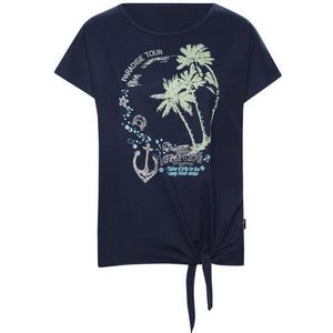 Trigema T-Shirt TRIGEMA T-Shirt mit modischem Knoten (1-tlg)