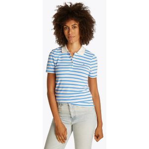 Tommy Hilfiger Poloshirt 1985 Slim Fit Pique Premium mit Logostickerei, mit Seitenschlitzen