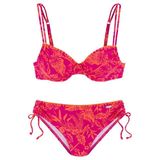 Venice Beach Bügel-Bikini Kensi seitlich regulierbar mit modernem Print