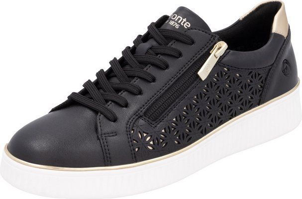 Remonte Plateausneaker, Freizeitschuh, Schnürer, Halbschuh mit Perforation