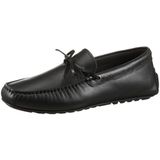 BOSS Noel_Mocc Mokassin Slipper, Loafer, Flat, Schlupfschuh mit aufgesetzter Schnürung