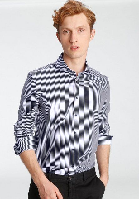 OLYMP Businesshemd Luxor 24/Seven modern fit Jersey-Hemd
