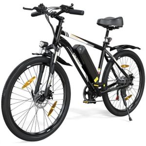HITWAY E-Bike COLORWAY 26 Zoll Elektro-Mountainbike E-MTB, E-cityrad,Pedelec, 7 Gang, 250W Hochwertiger Heckmotor, 540 Wh, Shimano 7 gang Getriebe, 36V15AH AKKU, Reichweite 45-100KM