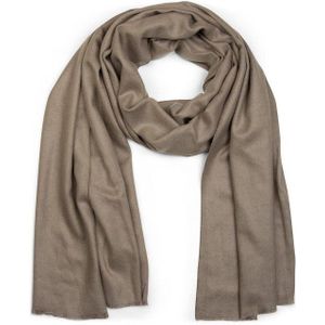 styleBREAKER Modeschal Unifarbener Schal mit Fransen, (1-St)