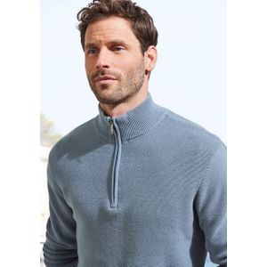 AUTHENTIC LE JOGGER Troyer Pullover mit Stehkragen und Reißverschluss