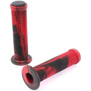 KHEbikes Fahrradlenkergriff BMX Griffe ACME 2TONE schwarz rot