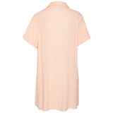 LASCANA Longbluse mit Knopfleiste, Kurzarmbluse, Blusenkleid, sommerlich