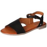 Mustang Shoes Sandale, Sommerschuh, Sandalette, Riemchensandale in asymmetrischer Form