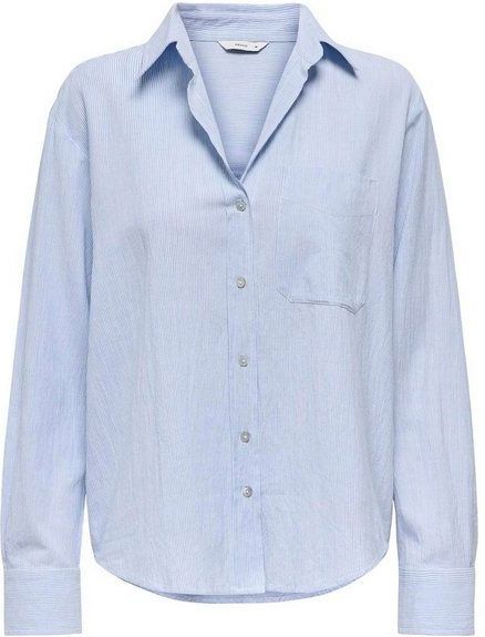 ONLY Hemdbluse ONLALINA LIFE L/S STRIPE SHIRT WVN