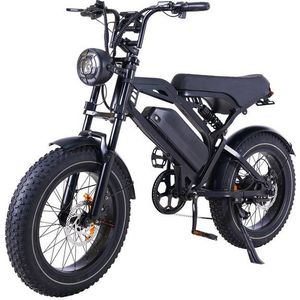 DOTMALL E-Bike Mountainbike 20 Zoll Elektrofahrrad, 250w 48V 15Ah Abnehmbarer Akku