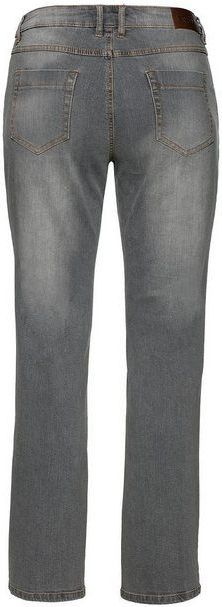 Sheego Stretch-Jeans Große Größen »Die Gerade« mit Used-Effekten