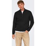 ONLY & SONS Troyer ONSCOOPER REG 12 HALF ZIP HIGH NECK KNIT