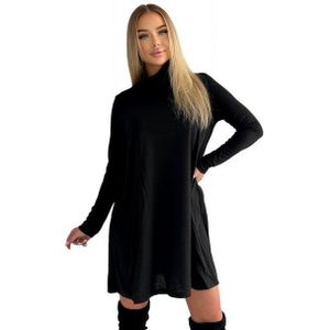 Mississhop A-Linien-Kleid Kleid Tunika Longshirt Pulli Tunika Minikleid 6510