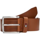 Tommy Hilfiger Ledergürtel DENTON 3.5 EXT Einfachdornschließe, Metalllogo