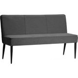 Home affaire Polsterbank LENZROSE (Esszimmerbank, Bank), mit Taschenfederkern, schwarzes Metallgestell, Breite 142 cm