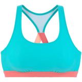 LASCANA ACTIVE Bustier-Bikini-Top Janni, mit kontrastfarbenen Details