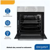 exquisit Einbaubackofen EBE 555-1.1