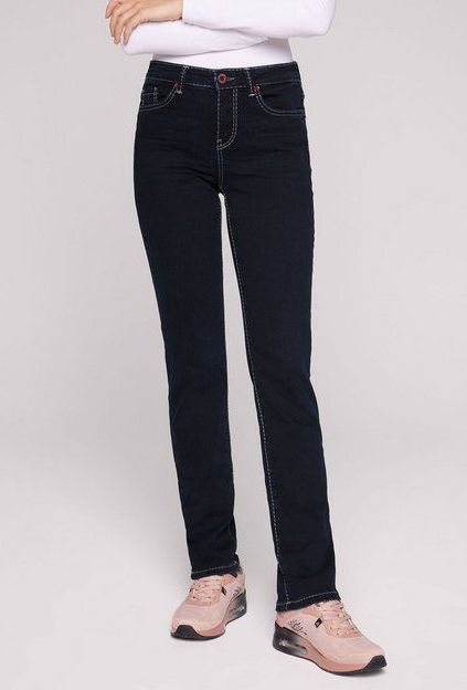 SOCCX Regular-fit-Jeans mit Stretch-Anteil