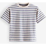 Next T-Shirt 3er-Pack strukturierte Henley Kurzarm-T-Shirts (3-tlg)