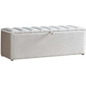 abc bedding Boxspringbett DAYTONA Voll-orthopädisches Komfortbett mit Samt in Hellbeige (inkl. Matratze & Topper), Funktionsbett mit Bettkasten