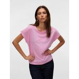 Vero Moda Kurzarmshirt VMEMMY SS LACE TAPE TOP JRS GA NOOS